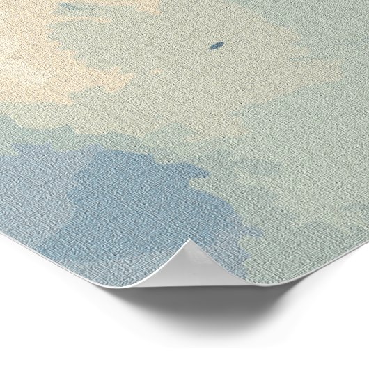 鯨を帆で揚げる ポスター (角)