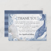 鯨サンキューカード エンクロージャーカード (正面/裏面)