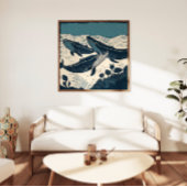 鯨シー海海洋自然リノカットノバスコシア ポスター