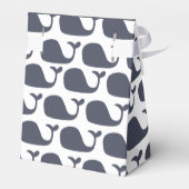 鯨テーマ赤ちゃんシャワーお願いボックス フェイバーボックス (裏面サイド)