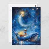 鯨ファンタジー ポストカード (正面/裏面)