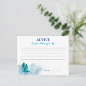 鯨ベビーシャワーアドバイスカード ポストカード (スタンド正面)