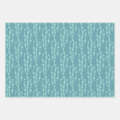 鯨ベビー包装紙フラットシートセット3 ラッピングペーパーシート (正面2)