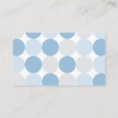 鯨モダン赤ちゃんシャワーおむつラッフルチケット エンクロージャーカード (裏面)