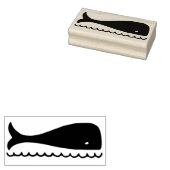 鯨体右表ゴムスタンプ ラバースタンプ (押印)