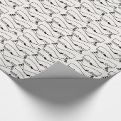 鯨体幾何学模様の包み紙 ラッピングペーパー (角)