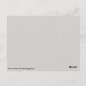 鯨体幾何学模様はがき ポストカード (裏面)