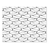 鯨体幾何学模様スケッチスタンプ ラバースタンプ (インプリント)