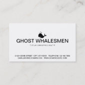 鯨像 名刺 (裏面)