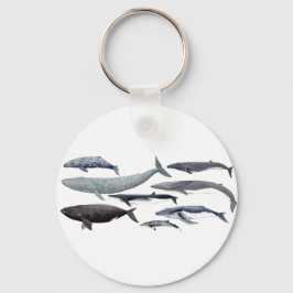鯨又は右クジラ キーホルダー