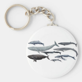 鯨又は右クジラ キーホルダー