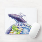 鯨地デザイン マウスパッド (マウス)