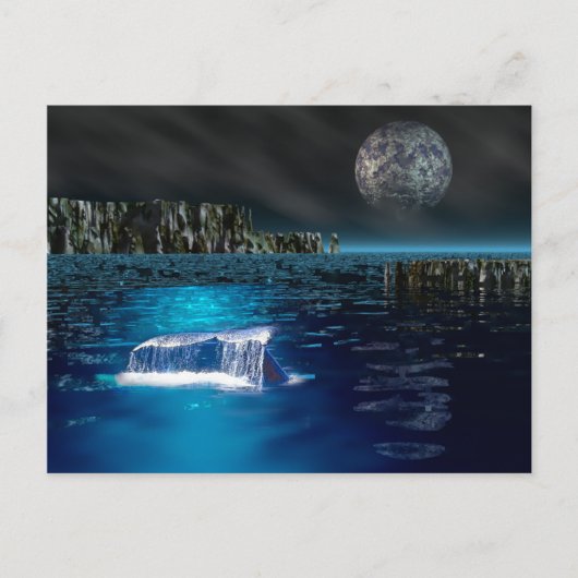 鯨尾はがき ポストカード (正面)