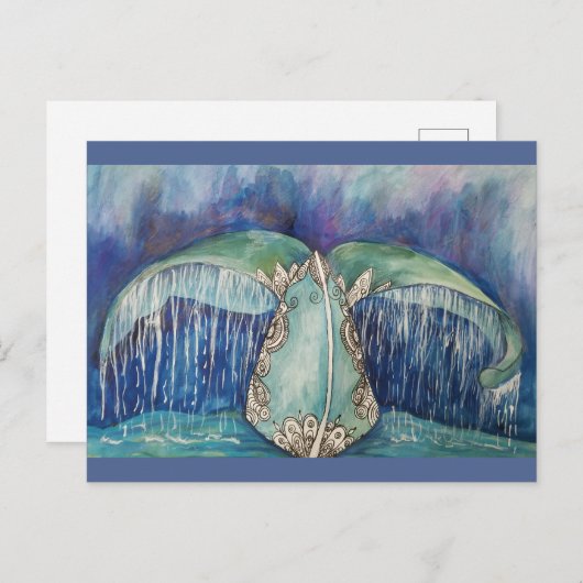 鯨尾はがき ポストカード (正面/裏面)