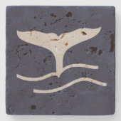 鯨尾海軍とグレー ストーンコースター (正面)