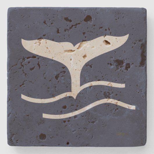 鯨尾海軍とグレー ストーンコースター (正面)