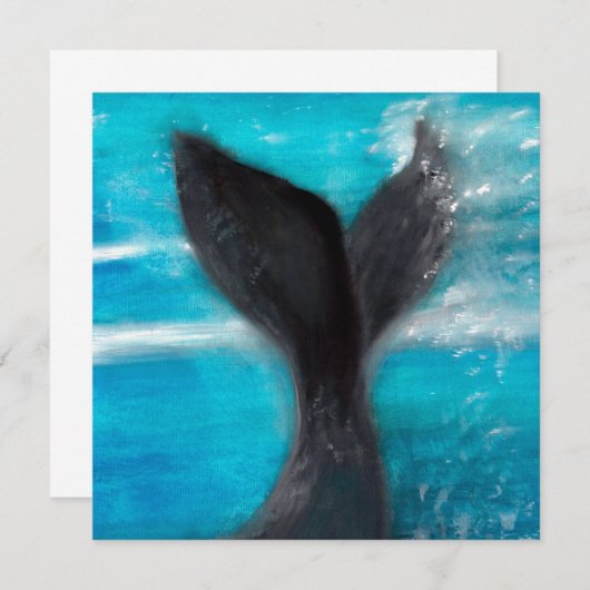 鯨尾 サンキューカード (正面/裏面)