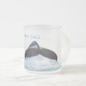 鯨尾 フロストグラスマグカップ (正面右)