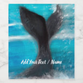 鯨尾 ワインラベル (シングルラベル)