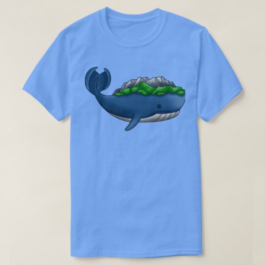 鯨島 Tシャツ (デザイン正面)