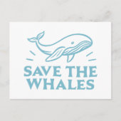 鯨救の可愛いレトロな美学 ポストカード (正面)