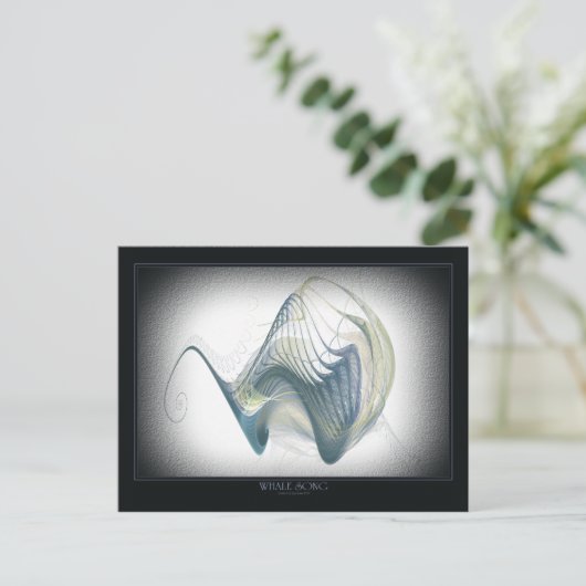鯨歌はがき ポストカード (スタンド正面)