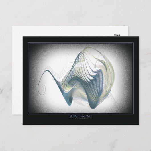 鯨歌はがき ポストカード (正面/裏面)