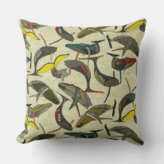 鯨波はっきりした クッション (正面)