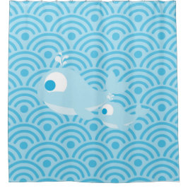 鯨波 シャワーカーテン