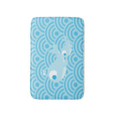 鯨波 バスマット (正面縦)