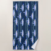 鯨波  ビーチタオル (正面)