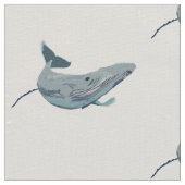 鯨泳ぎ ファブリック (クローズアップ)