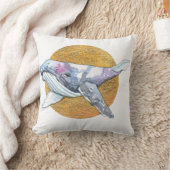 鯨浮き クッション (ブランケット)