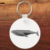 鯨海洋生物航海のボタンキーチェーン キーホルダー (正面)