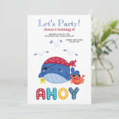 鯨海賊誕生会 招待状 (スタンド正面)