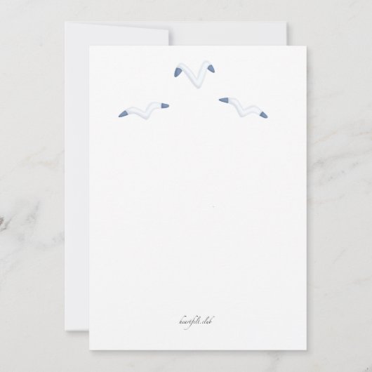 鯨海賊誕生会 招待状 (裏面)