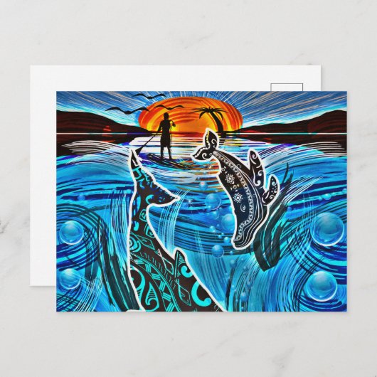 鯨物語 ポストカード (正面/裏面)