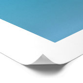 鯨疑問に思プリント ポスター (角)