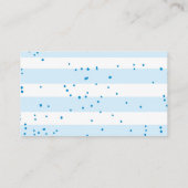 鯨航海のおむつラッフルチケット（男の子） エンクロージャーカード (裏面)