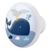 鯨航海の子供部屋引き出しプルノブ セラミックノブ (右)