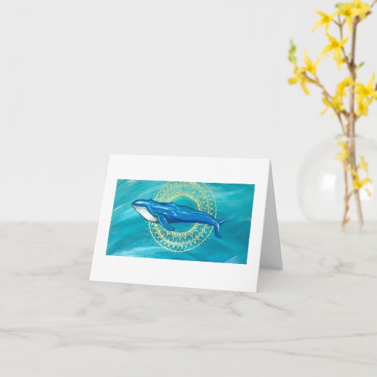 鯨薬折札カード カード (黄色い花)