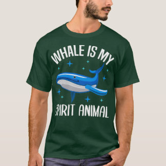鯨霊動物海獣おもしろい引用文贈答品1 Tシャツ