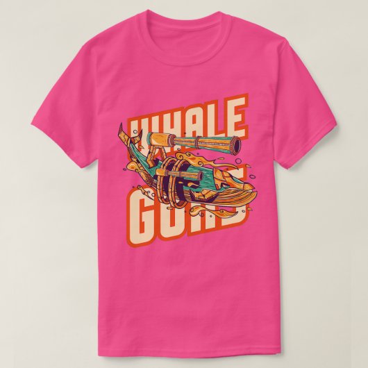 鯨類美術 Tシャツ (デザイン正面)
