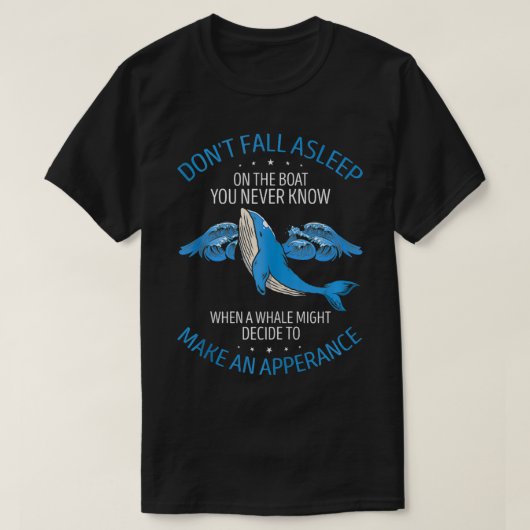 鯨類観察引用文及び鯨10用 Tシャツ (デザイン正面)