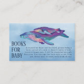 鯨類赤ちゃんシャワーベビー エンクロージャーカード (正面)