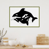 鯨類 ポスター (キッチン)