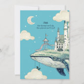 鯨魔法飛行第2バースデーパーティー 招待状 (裏面)