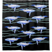 鯨魚 シャワーカーテン (正面)