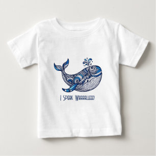 鯨:わあ話ああ! ベビーTシャツ