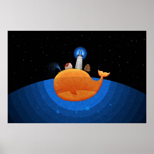 鯨(夜) ポスター (正面)